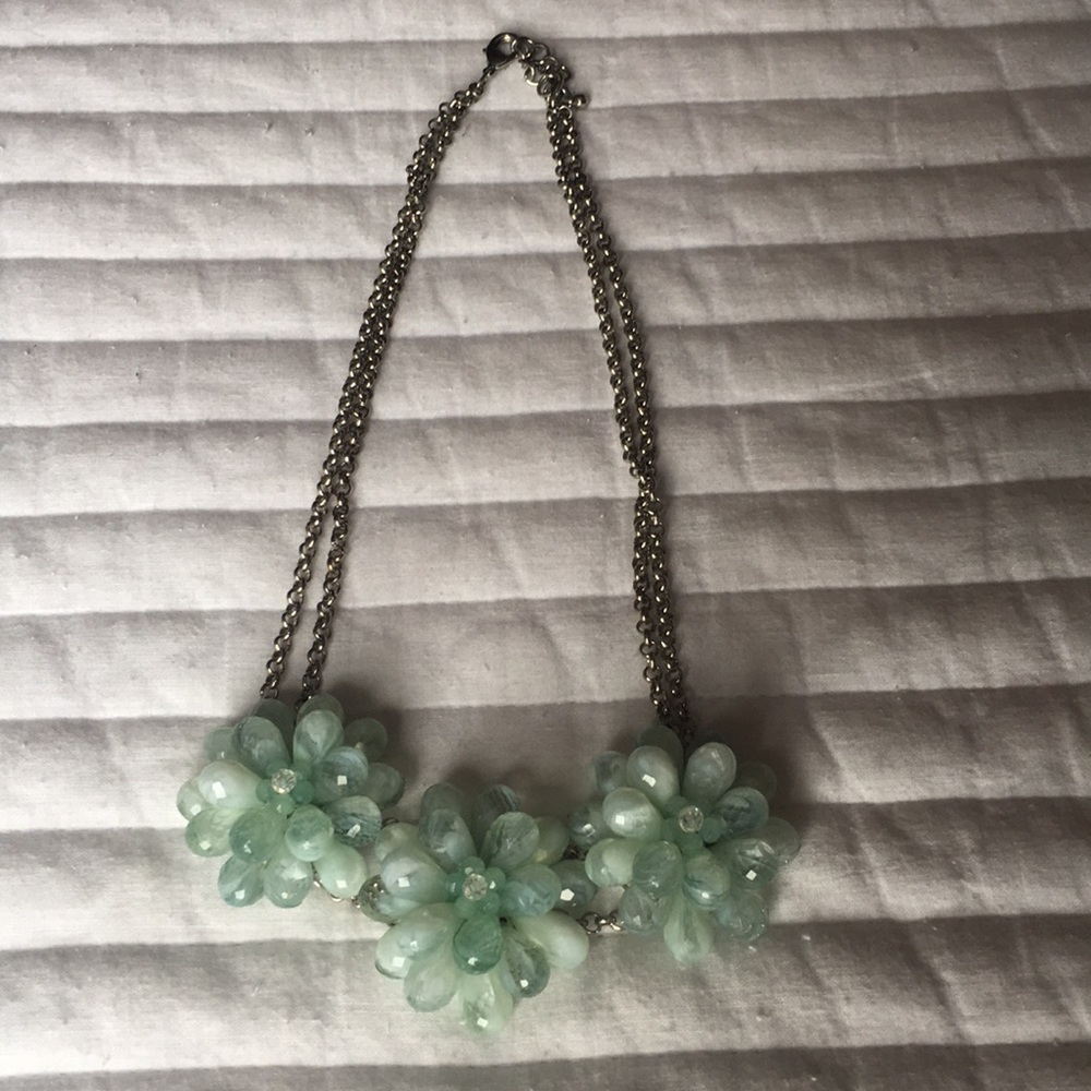 Blue/Green Statement Necklace